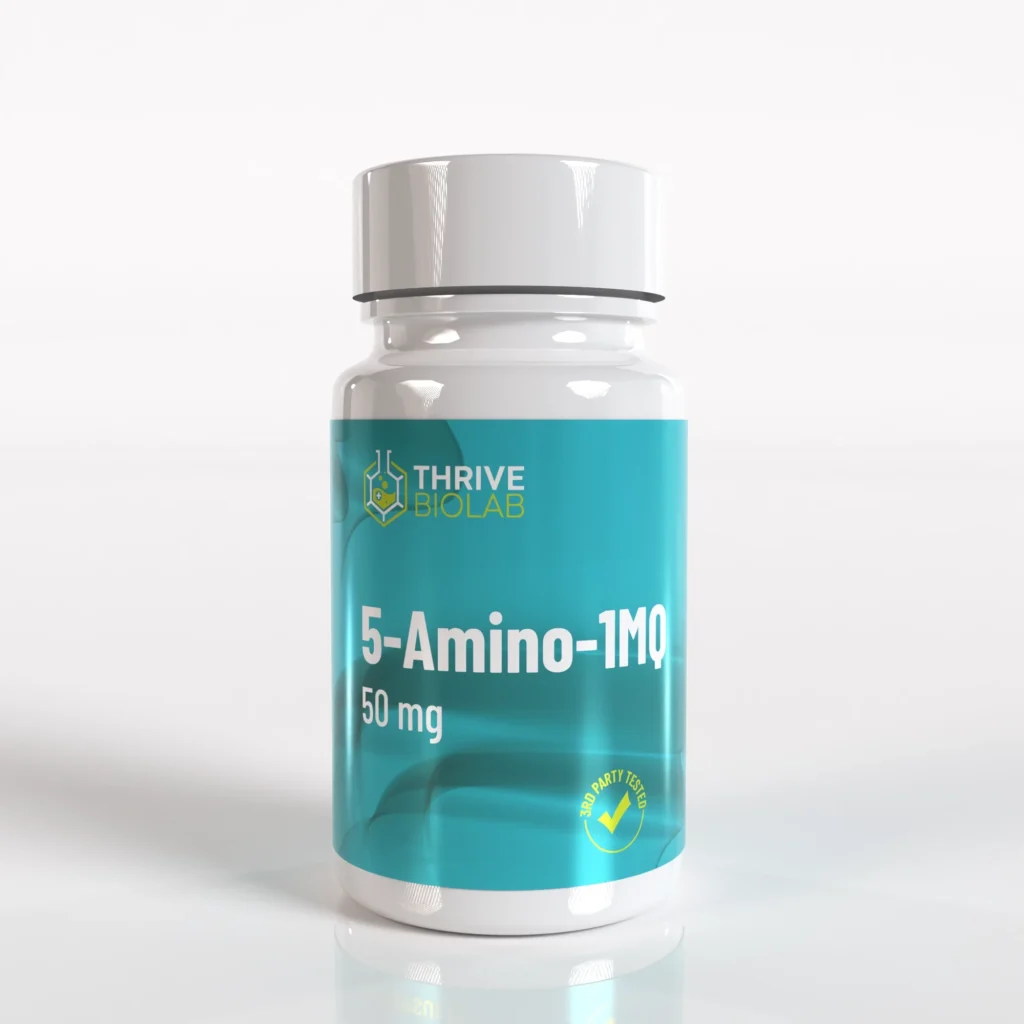 5-Amino-1MQ research capsules bottle