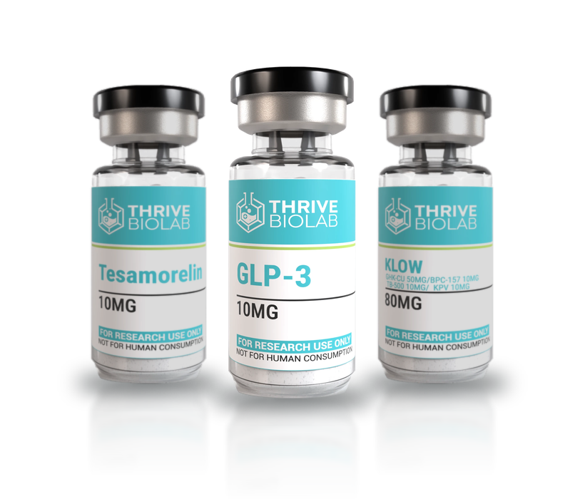 Thrive Bio Lab research peptide vials